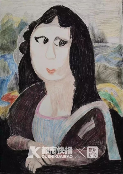 13岁中国女孩画蒙娜丽莎，征服意大利收藏世家！