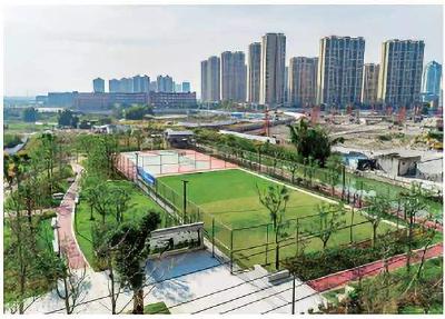 打高尔夫球、踢足球 荆州市首座体育公园将建成