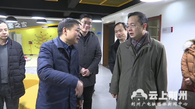 吴朝安调研荆州区宣传思想文化工作