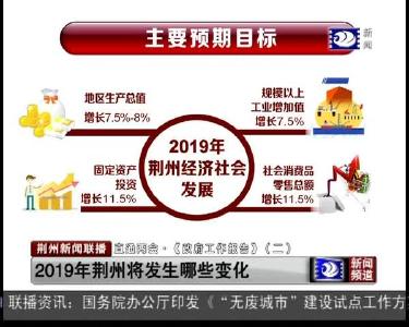 2019年荆州将发生哪些变化