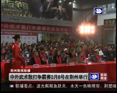 中外武术散打争霸赛3月8号在荆州举行