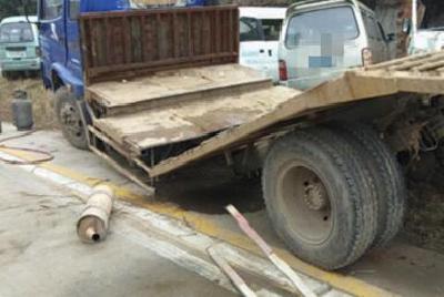 维护交通安全  江陵警方依法强制报废隐患车辆54台