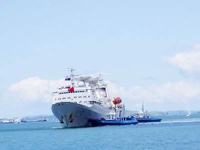 远望5号船除夕凯旋，航天测量船队春节实现母港大团圆