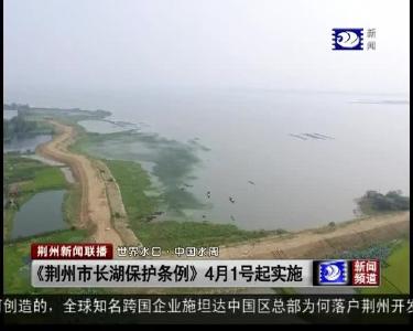 《荆州市长湖保护条例》4月1号起实施