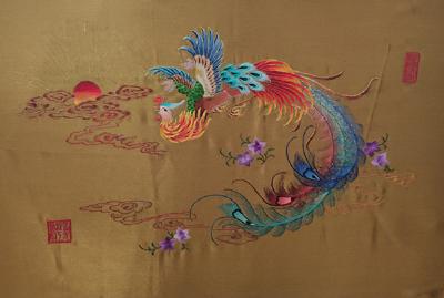 【非遗探秘】非遗文化展风貌 龙凤呈祥赏汉绣
