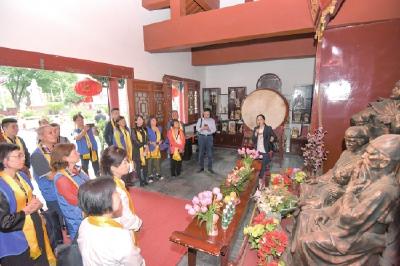 海峡两岸一家亲 台湾关公文化交流参访团在荆参观
