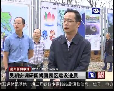 吴朝安调研园博园园区建设进展