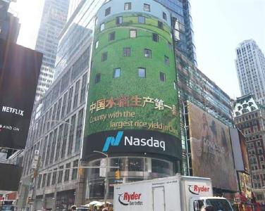 监利小龙虾惊现美国时代广场，网友：馋死美国人