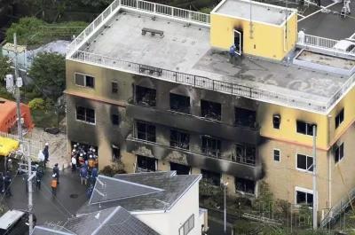 日本动画工作室遭纵火已致34人死亡 警方公布更多细节