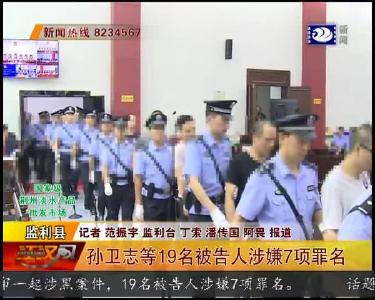 孙卫志等19名被告人涉嫌7项罪名