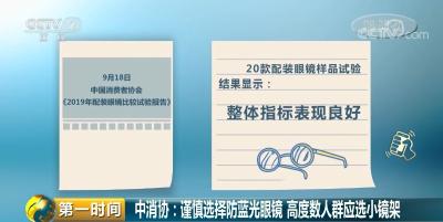 中消协最新报告！佩戴眼镜，镜框大小不能“任性”！要根据这个定