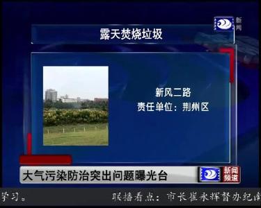 大气污染防治突出问题曝光台