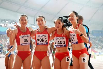 这就是中国速度！中国队晋级男、女4X100米接力决赛