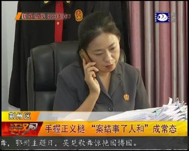手握正义槌“案结事了人和”成常态