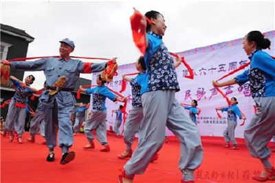 传承国家级非物质文化遗产 荆州纪念马山民歌队建队65年