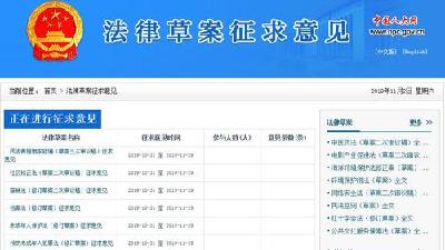 未成年人保护法修订草案等6部法律草案开始公开征求意见