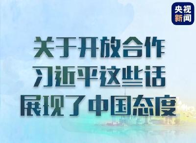 关于开放合作，习近平这些话展现了中国态度！