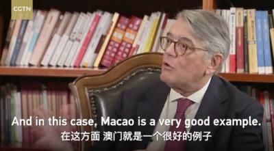 见证澳门回归的葡萄牙前外长：少数人正在用暴力毁掉香港的未来