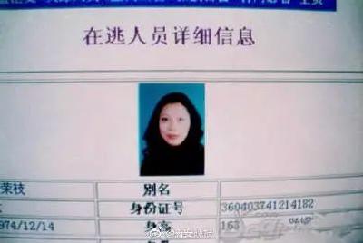 身负7条人命、潜逃20年女逃犯落网