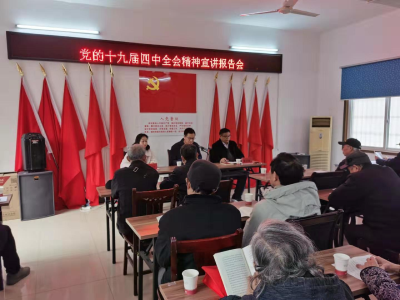 市政协到十方庵社区宣讲党的十九届四中全会精神