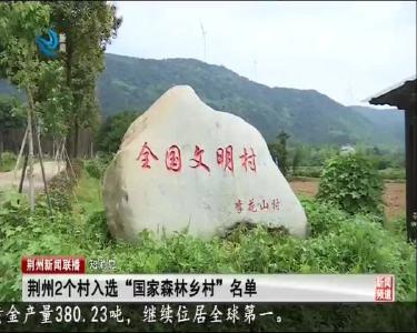 短消息：荆州2个村入选 “国家森林乡村” 名单