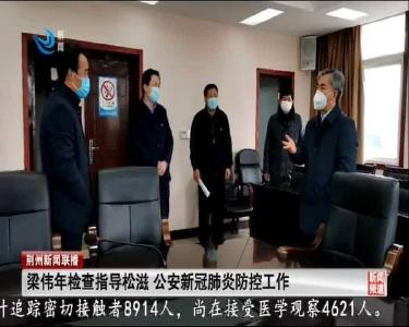 梁伟年检查指导松滋 公安新冠肺炎防控工作