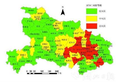 全省疫情低风险流行市县增至45个，荆州仅一地高风险