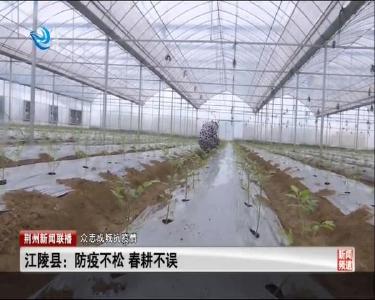 江陵县：防疫不松 春耕不误