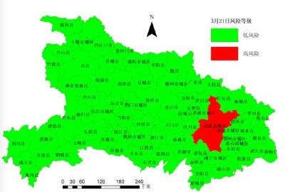 22日除武汉外，湖北其他市县全部低风险！