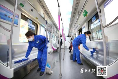 武汉地铁站点车厢采样核酸检测：阴性！