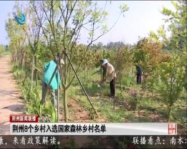 短消息：荆州8个乡村入选国家森林乡村名单