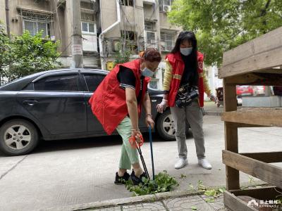 为巩固防疫成果 沙市区解放街道兴盛街社区开展大扫除！