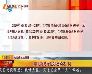 湖北新增无症状感染者1例