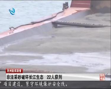 非法采砂破坏长江生态 22人获刑