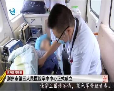 荆州市第五人民医院卒中中心正式成立