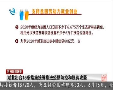 荆州新闻联播 2020-06-16