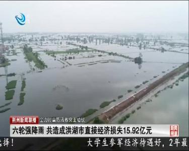 六轮强降雨 共造成洪湖市直接经济损失15.92亿元