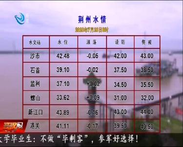 荆州水情 2020-07-28