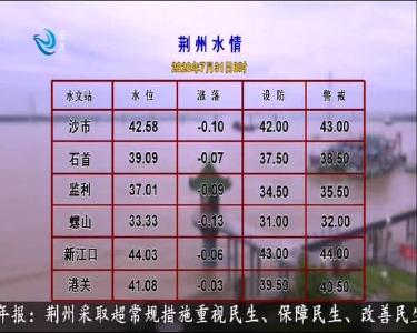 荆州水情 2020-07-31
