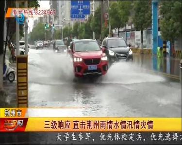 三级响应 直击荆州雨情水情汛情灾情