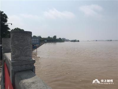 长江3号洪水过境 荆州江段水位将小幅返涨