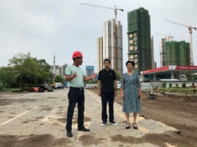 云上沙市区 | 区委书记刘辉萍调研督办关沮路建设情况