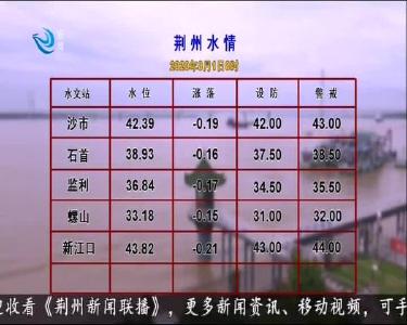 荆州水情 2020-08-01