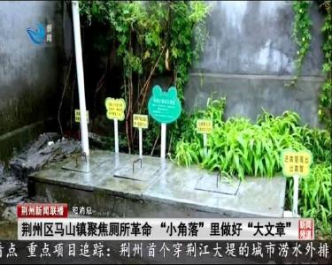 短消息：荆州区马山镇聚焦厕所革命 “小角落” 里做好 “大文章”