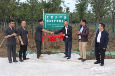 湖北省首个生物多样性司法保护修复基地落户荆州纪南文旅区