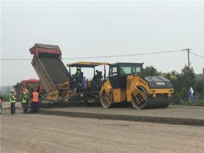 松滋洈水旅游快速通道建设国庆中秋施工不停机