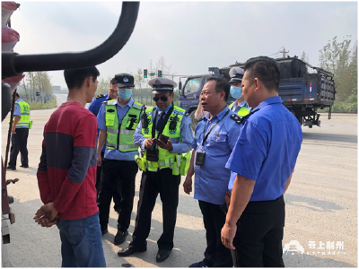 荆州纪南文旅区开展违规运输车辆专项整治，确保辖区道路安全
