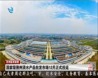 短消息：国家级荆州淡水产品批发市场12月正式投运
