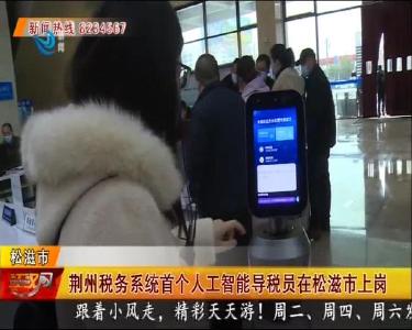 荆州税务系统首个人工智能导税员在松滋市上岗