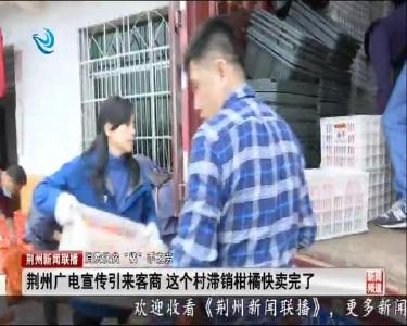 荆州广电宣传引来客商 这个村滞销柑橘快卖完了